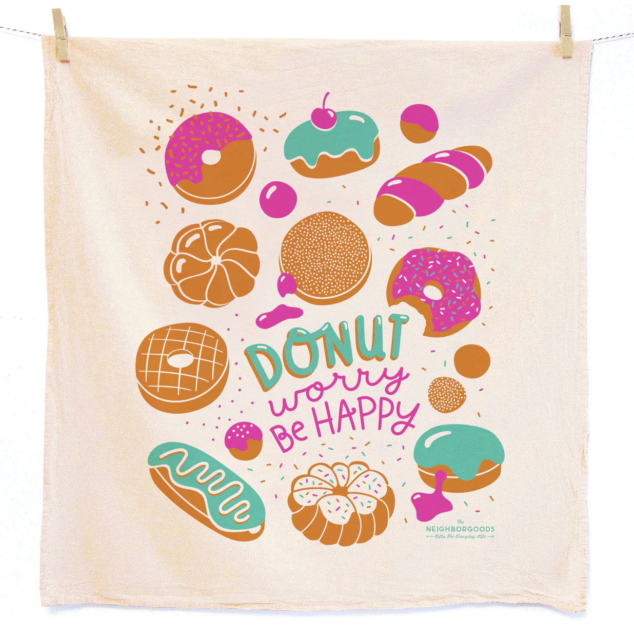 The Neighborgoods Tea Towel Donut Dish